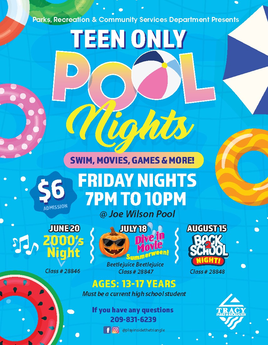 Teen Pool Nights