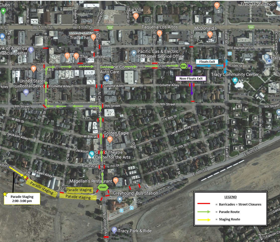 THS Homecoming Parade Route_101725
