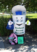 recycling mascot